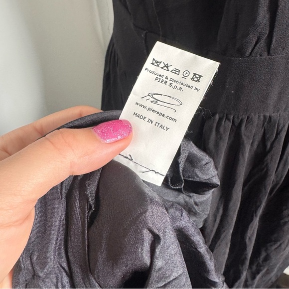 New Silk Maxi Dress • Made in Italy • New Slip Vintage Silhouette 2/M - Picture 11 of 14